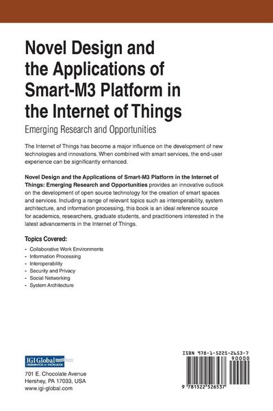 Produktbild: Novel Design and the Applications of Smart-M3 Platform in the Internet of Things