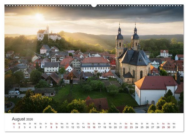 Produktbild: Fr&auml;nkische Schweiz &ndash; Zwischen Burgen, H&ouml;hlen und W&auml;ldern (hochwertiger Premium Wandkalender 2026 DIN A2 quer), Kunstdruck in Hochglanz