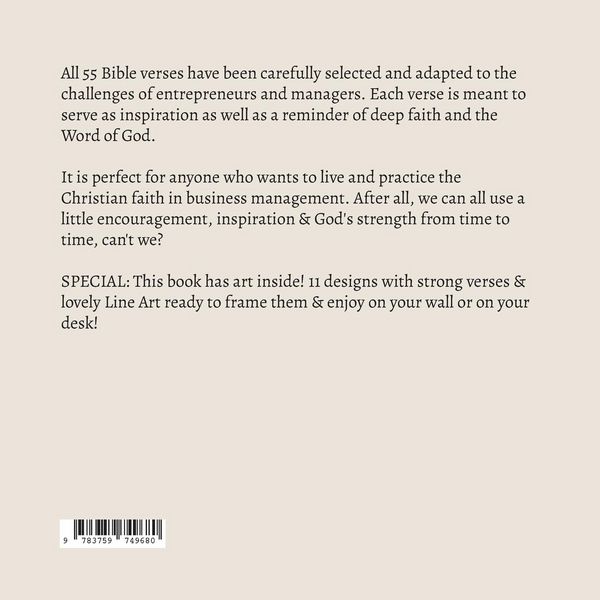 Produktbild: Strong in Faith & Business: 55 Bible verses for Christian Entrepreneurs