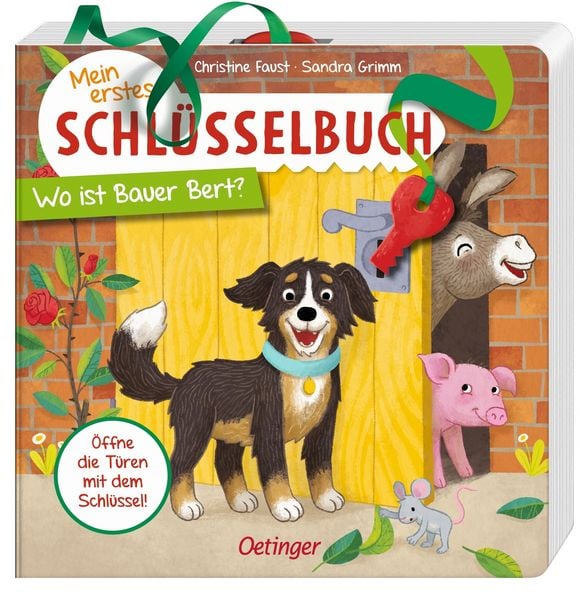 Mein erstes Schlüsselbuch. Wo ist Bauer Bert?, Gebundene Ausgabe von Sandra Grimm, Verlag Friedrich Oetinger GmbH, 978-3-7891-2141-8