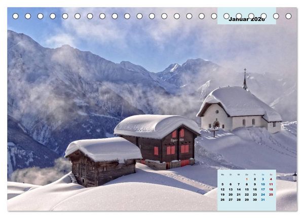 Produktbild: WANDERN &uuml;ber Stock und Stein in der Schweiz (Tischkalender 2026 DIN A5 quer), CALVENDO Monatskalender
