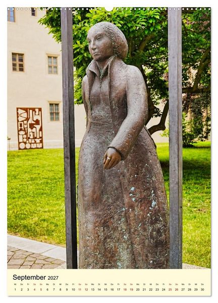 Produktbild: Luthergedenkst&auml;tten in Eisleben und Wittenberg (hochwertiger Premium Wandkalender 2027 DIN A2 hoch), Kunstdruck in Hochglanz