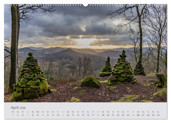 Produktbild: Augenblicke im Pf&auml;lzerwald (Wandkalender 2026 DIN A2 quer), CALVENDO Monatskalender