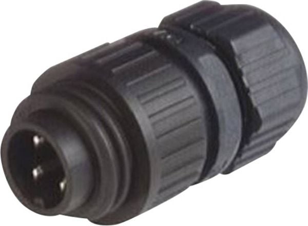 Hirschmann 934 124-100-1 Rundstecker Stecker, gerade Serie (Rundsteckverbinder): CA Gesamtpolzahl: 3 + PE 1 St.