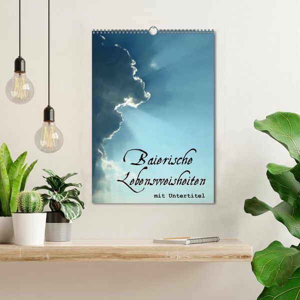 Produktbild: Baierische Lebensweisheiten mit Untertitel (Wandkalender 2026 DIN A3 hoch), CALVENDO Monatskalender