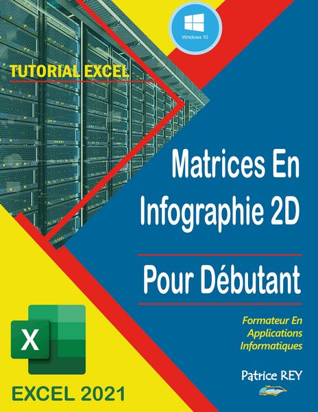 Produktbild: Matrices en infographie 2D Avec excel 2021