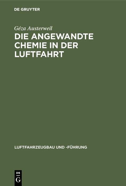 Produktbild: Die angewandte Chemie in der Luftfahrt