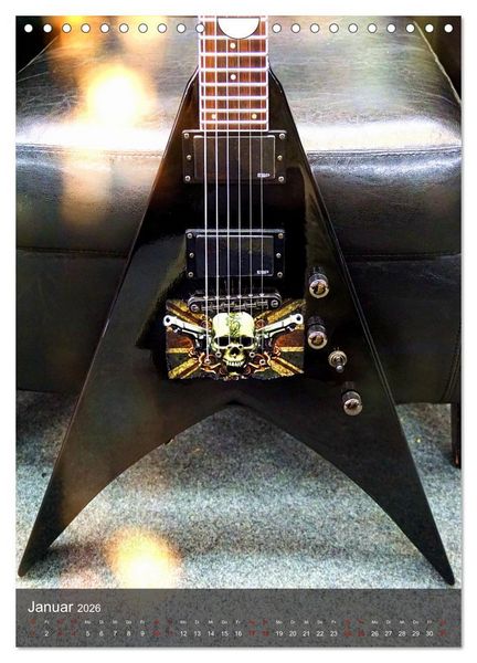 Produktbild: Magische Gitarren (Wandkalender 2026 DIN A4 hoch), CALVENDO Monatskalender