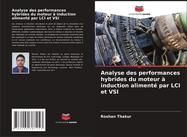 Produktbild: Analyse des performances hybrides du moteur &agrave; induction aliment&eacute; par LCI et VSI