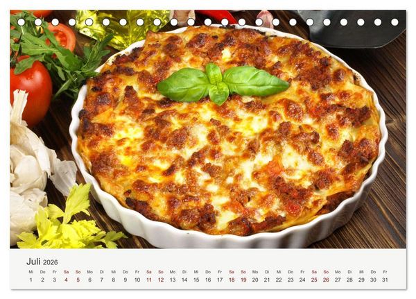 Produktbild: Vegan Food Kalender &ndash; Gerichte und Snacks (Tischkalender 2026 DIN A5 quer), CALVENDO Monatskalender