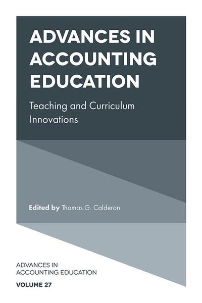 Produktbild: Advances in Accounting Education