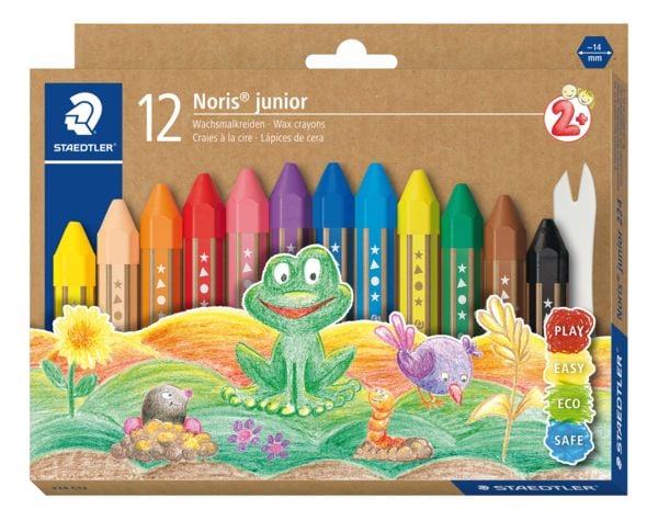 Produktbild: STAEDTLER Wachsmalkreide Noris&reg; junior 224, 12er Set