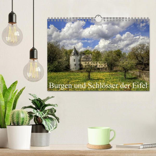 Produktbild: Burgen und Schl&ouml;sser der Eifel (Wandkalender 2026 DIN A4 quer), CALVENDO Monatskalender