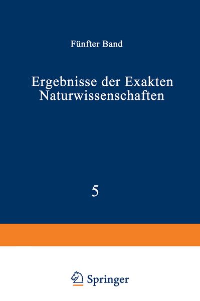 Produktbild: Ergebnisse der Exakten Naturwissenschaften