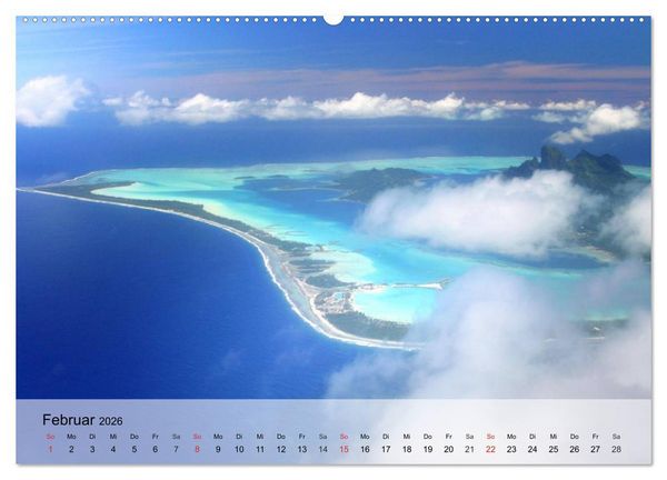 Produktbild: S&uuml;dseetr&auml;ume. Paradiese im Pazifik (Wandkalender 2026 DIN A2 quer), CALVENDO Monatskalender