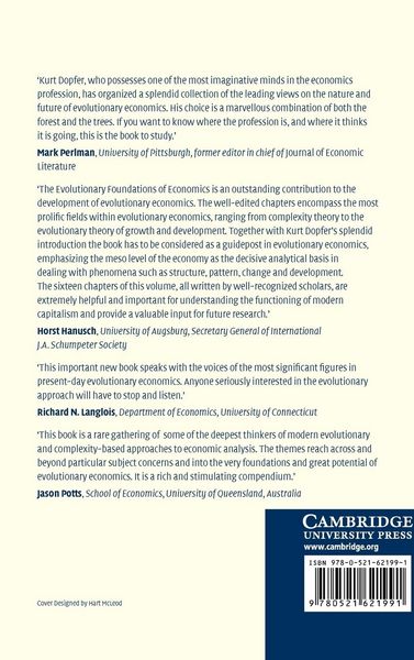 Produktbild: The Evolutionary Foundations of Economics
