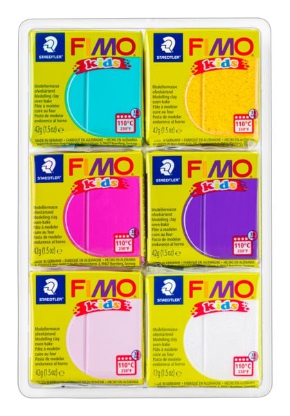 Produktbild: STAEDTLER FIMO kids Colour Pack - girlie 6x42g