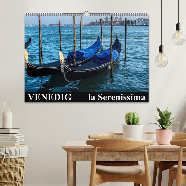 Produktbild: Venedig - la Serenissima (Wandkalender 2026 DIN A2 quer), CALVENDO Monatskalender