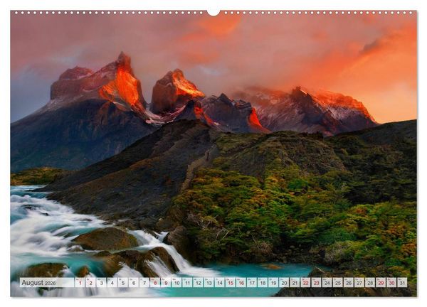 Produktbild: Berge - Die sch&ouml;nsten Gipfel der Welt (Wandkalender 2026 DIN A2 quer), CALVENDO Monatskalender