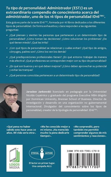 Produktbild: Tu tipo de personalidad - Administrador (ESTJ)