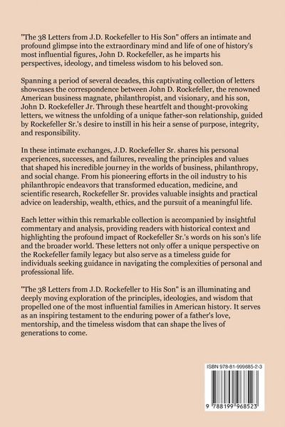Produktbild: The 38 Letters from J.D. Rockefeller to his son