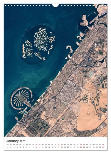 Produktbild: Earth from Space (Wall Calendar 2026 DIN A3 portrait), CALVENDO 12 Month Wall Calendar