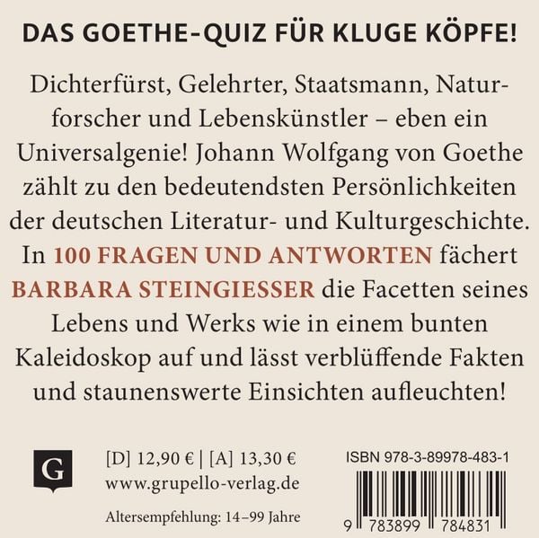 Produktbild: Goethe-Quiz
