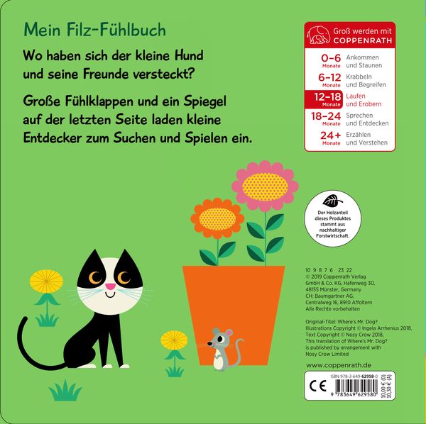 Produktbild: Mein Filz-F&uuml;hlbuch: Kuckuck, kleiner Hund!