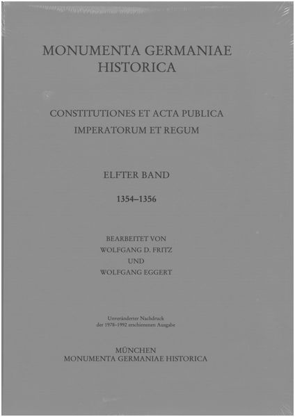 Produktbild: Constitutiones et acta publica imperatorum et regum (1354-1356)