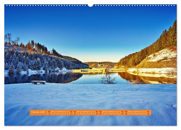 Produktbild: Unique Thuringian Forest (High Quality Premium Wall Calendar 2026 DIN A2 landscape),CALVENDO 12 Month Wall Calendar