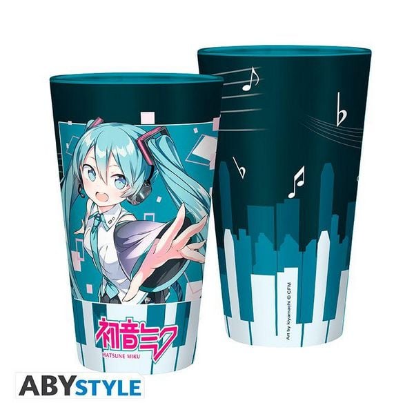 Produktbild: HATSUNE MIKU - Large Glass - 400ml - Musical City - box
