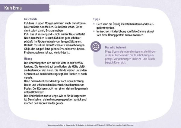 Produktbild: Bewegungsgeschichten f&uuml;r Krippenkinder