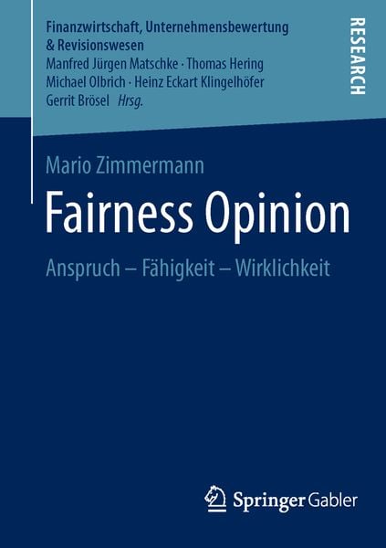 Produktbild: Fairness Opinion