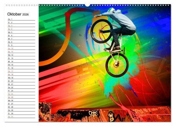 Produktbild: BMX My Life (hochwertiger Premium Wandkalender 2026 DIN A2 quer), Kunstdruck in Hochglanz