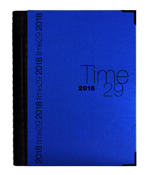 Time 29 mit Spirale 2 Farben farblich sortiert 2024' - 'Kalender