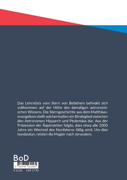 Produktbild: Der Nordstern als Stern von Betlehem
