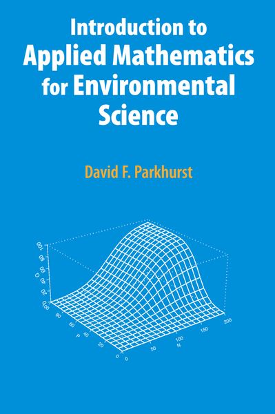 Produktbild: Introduction to Applied Mathematics for Environmental Science