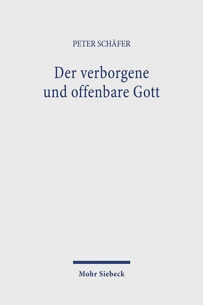 Produktbild: Der verborgene und offenbare Gott