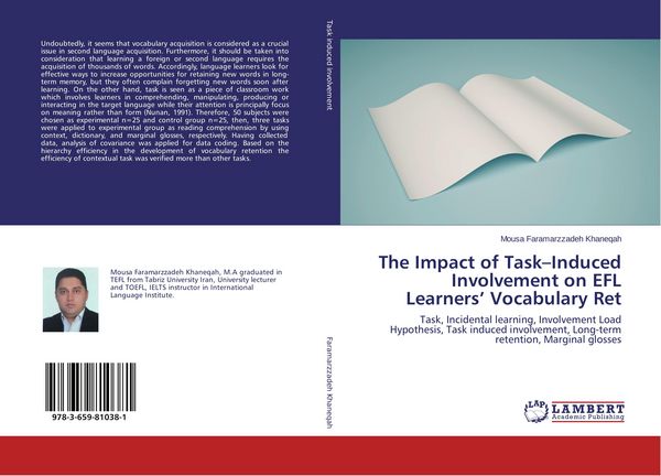 Produktbild: The Impact of Task-Induced Involvement on EFL Learners' Vocabulary Ret