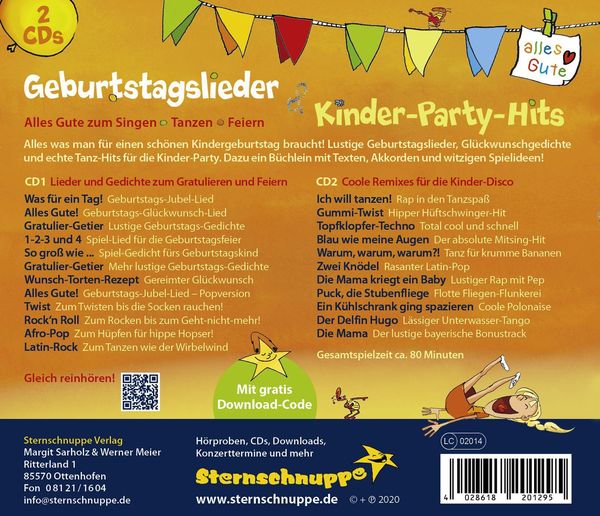 Produktbild: Geburtstagslieder & Kinder-Party-Hits