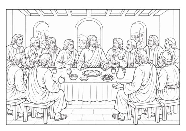 Produktbild: Bibel Malbuch f&uuml;r Kinder ab 8 Jahren und Erwachsene mit 74 wundersch&ouml;nen Ausmalmotiven aus dem Alten und Neuen Testament