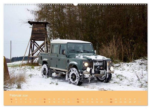 Produktbild: Defender f&uuml;r's Grobe (hochwertiger Premium Wandkalender 2026 DIN A2 quer), Kunstdruck in Hochglanz