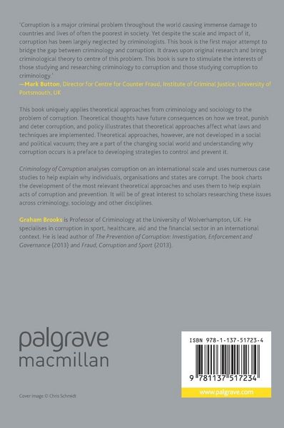 Produktbild: Criminology of Corruption