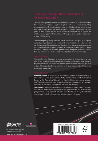 Produktbild: Thinking Through Ethics and Values in Primary Education