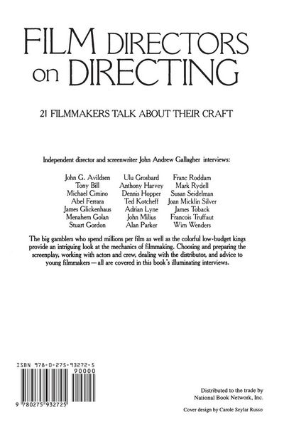 Produktbild: Film Directors on Directing