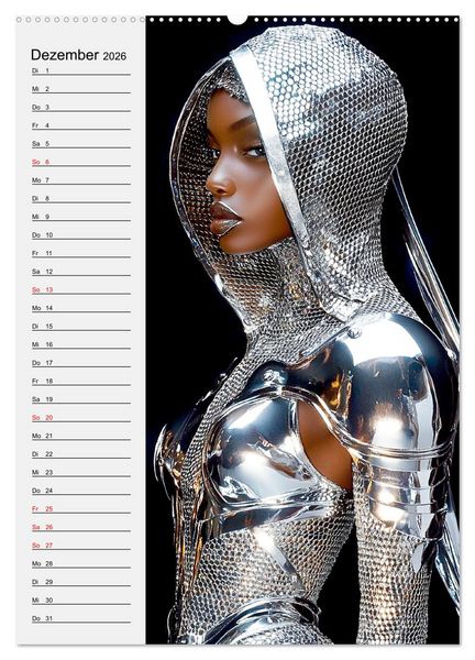 Produktbild: Armor Couture. Mode inspiriert vom Mittelalter (Wandkalender 2026 DIN A2 hoch), CALVENDO Monatskalender