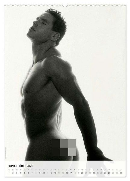 Produktbild: contrastes hommes (Calendrier mural 2026 DIN A2 horizontal) calendrier de bureau
