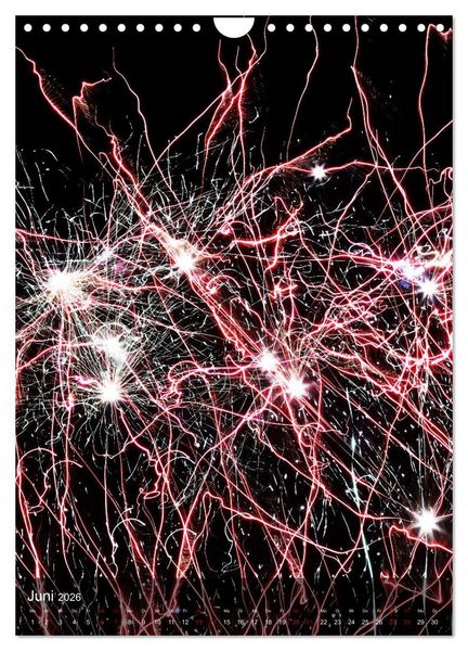 Produktbild: FEUERWERK - Lichtspiele (Wandkalender 2026 DIN A4 hoch), CALVENDO Monatskalender
