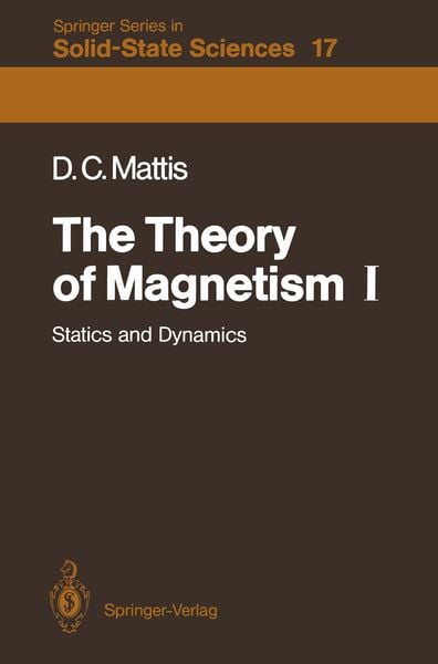 Produktbild: The Theory of Magnetism I