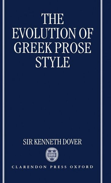 Produktbild: The Evolution of Greek Prose Style